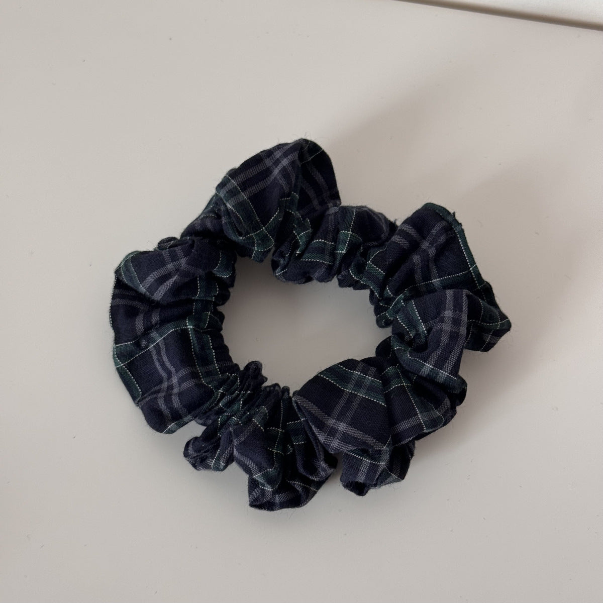 Polka Dot Ruffle Mini Scrunchie