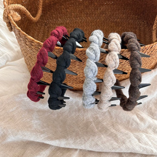 Twisted Braided Wide-Tooth Headband