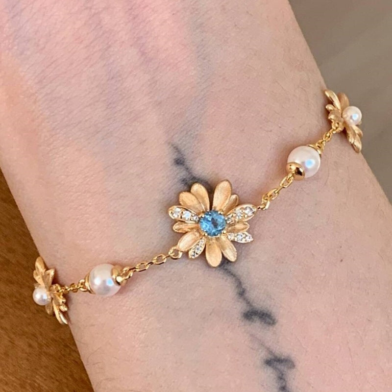 Paraiba Daisy Pearl Jewelry Set