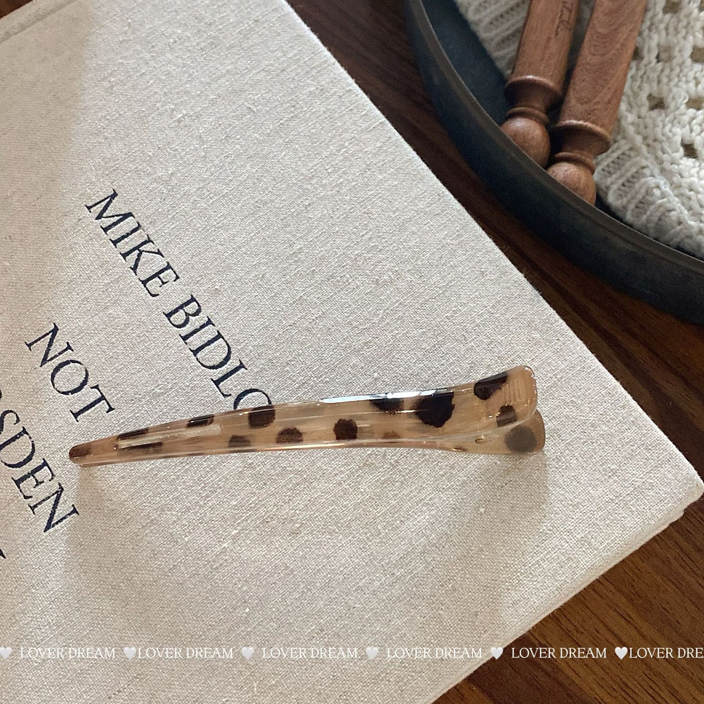 Leopard Print Bangs Clip