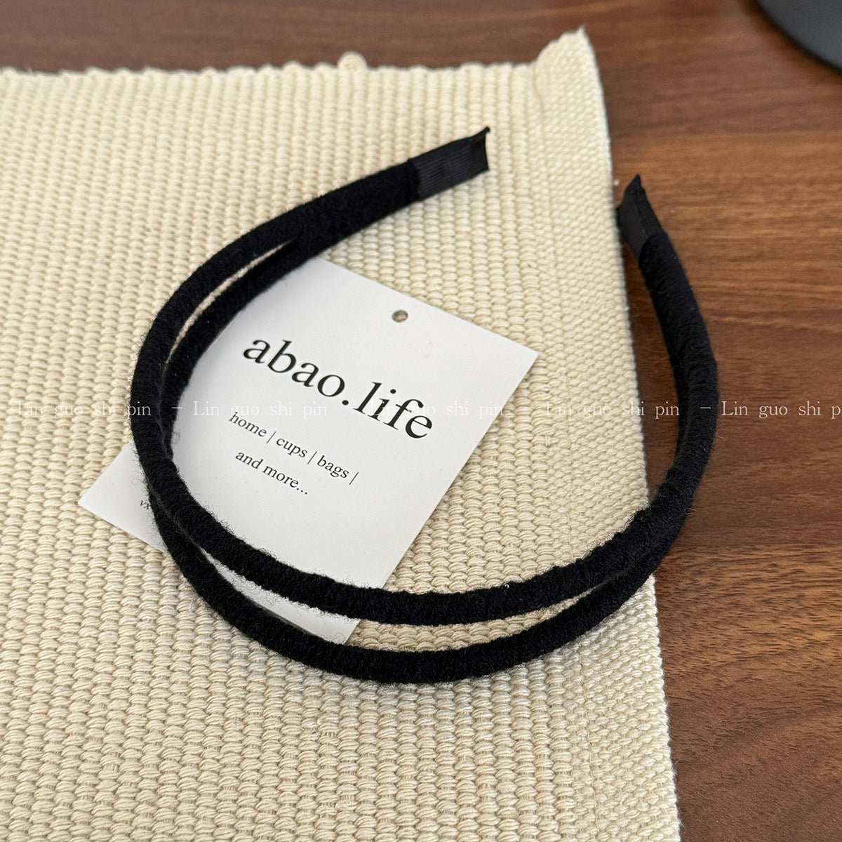 Double-Strand Knit Slim Headband