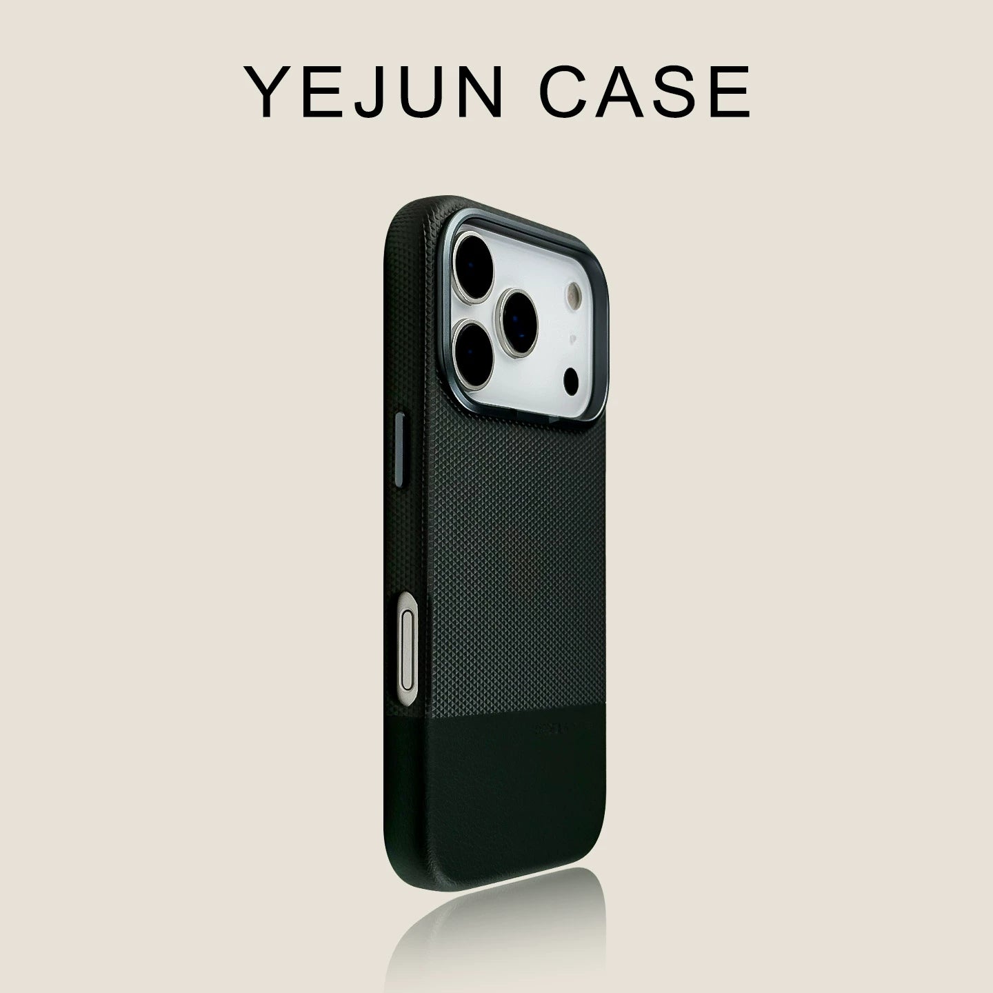 Desert Gold Dragon-Scale Leather Case