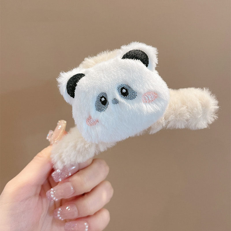 Plush Large Hair Claw Clip