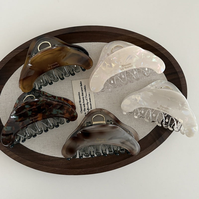 Vintage Acetate Triangle Hair Claw