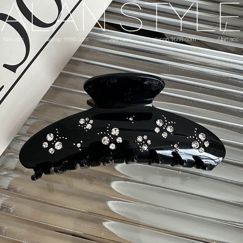 Star Rhinestone Acetate Hair Clip