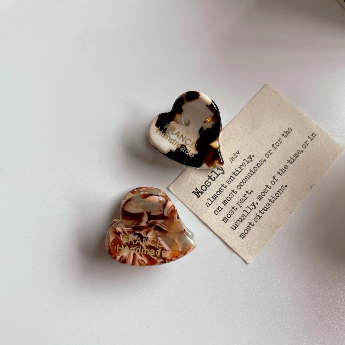 Mini Heart Hair Claw Clip