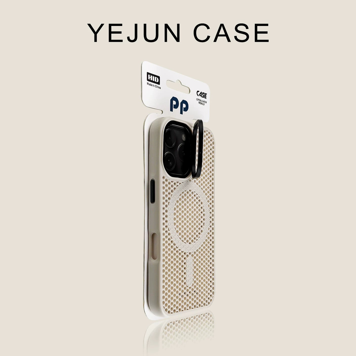 Orange Breathable Cooling MagSafe Case – Lens Stand Edition