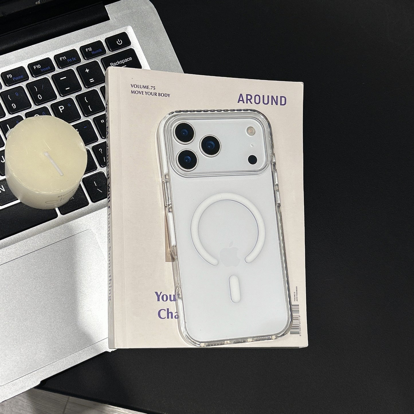 Colorful Magnetic Transparent iPhone Case