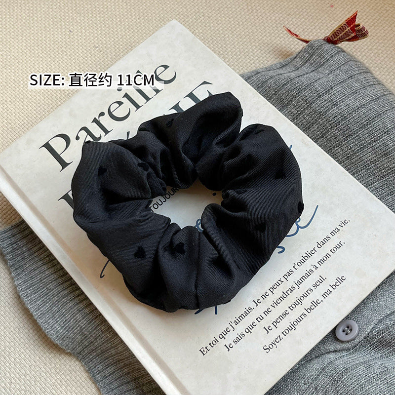 Luxury Black Bow Hair Tie