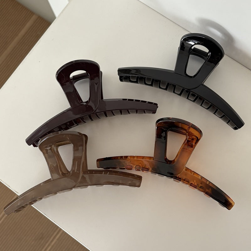 Chocolate Brown Large Hair Clip