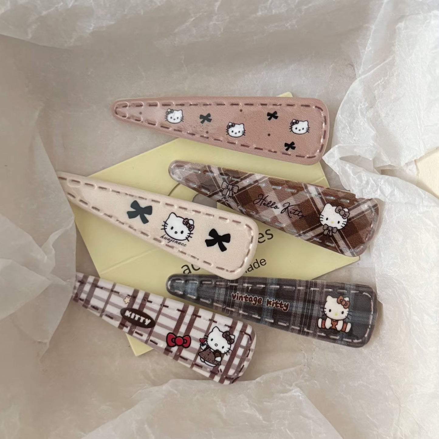 Brown Cat Triangle Hair Clip