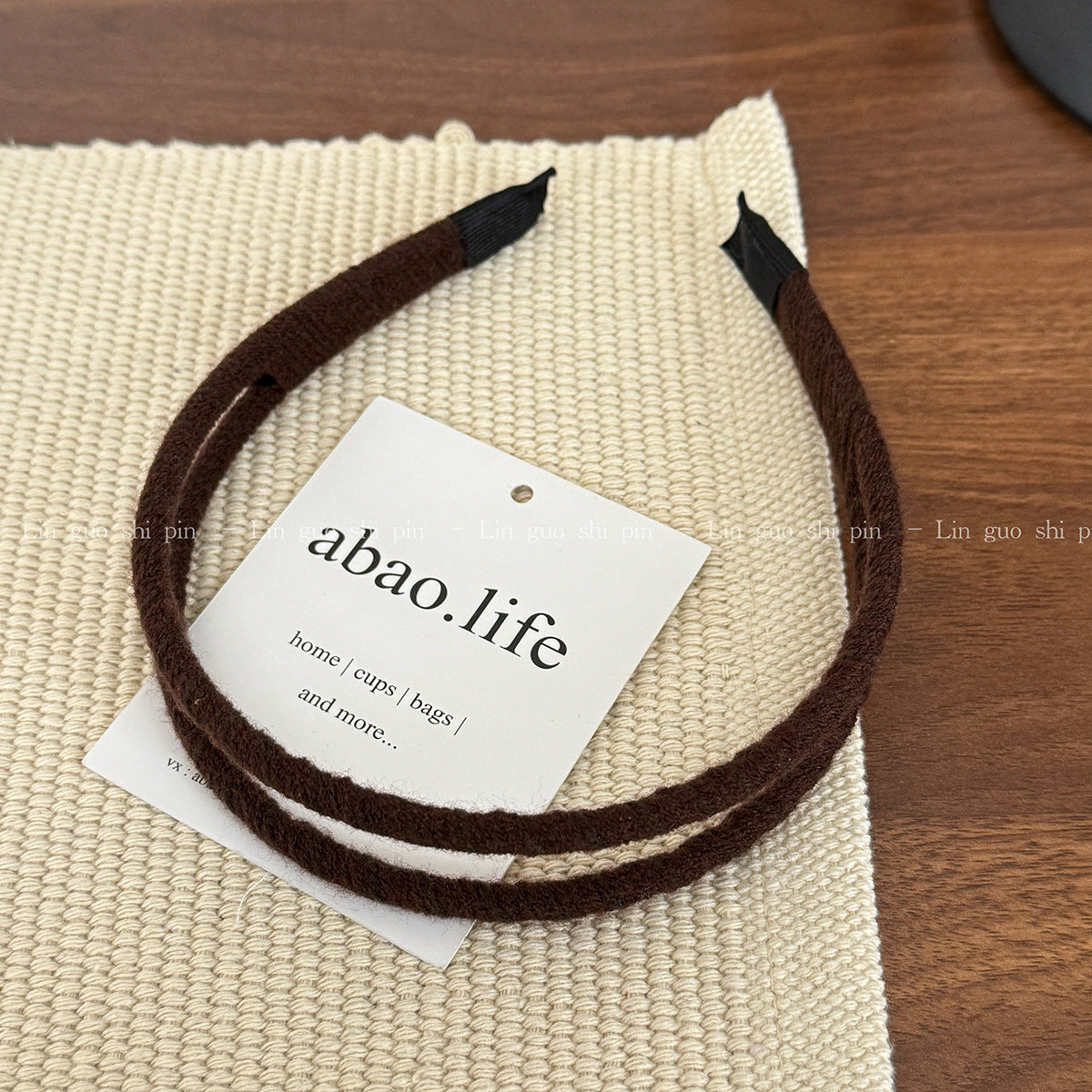 Double-Strand Knit Slim Headband
