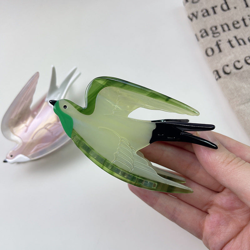 Swallow Acetate Claw Clip