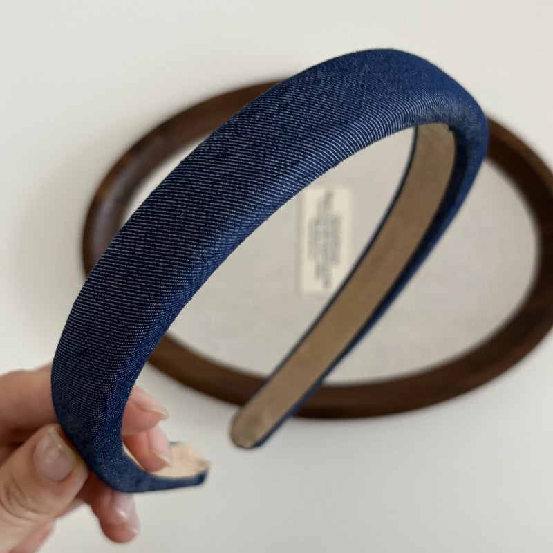Denim Blue High-Crown Hairband