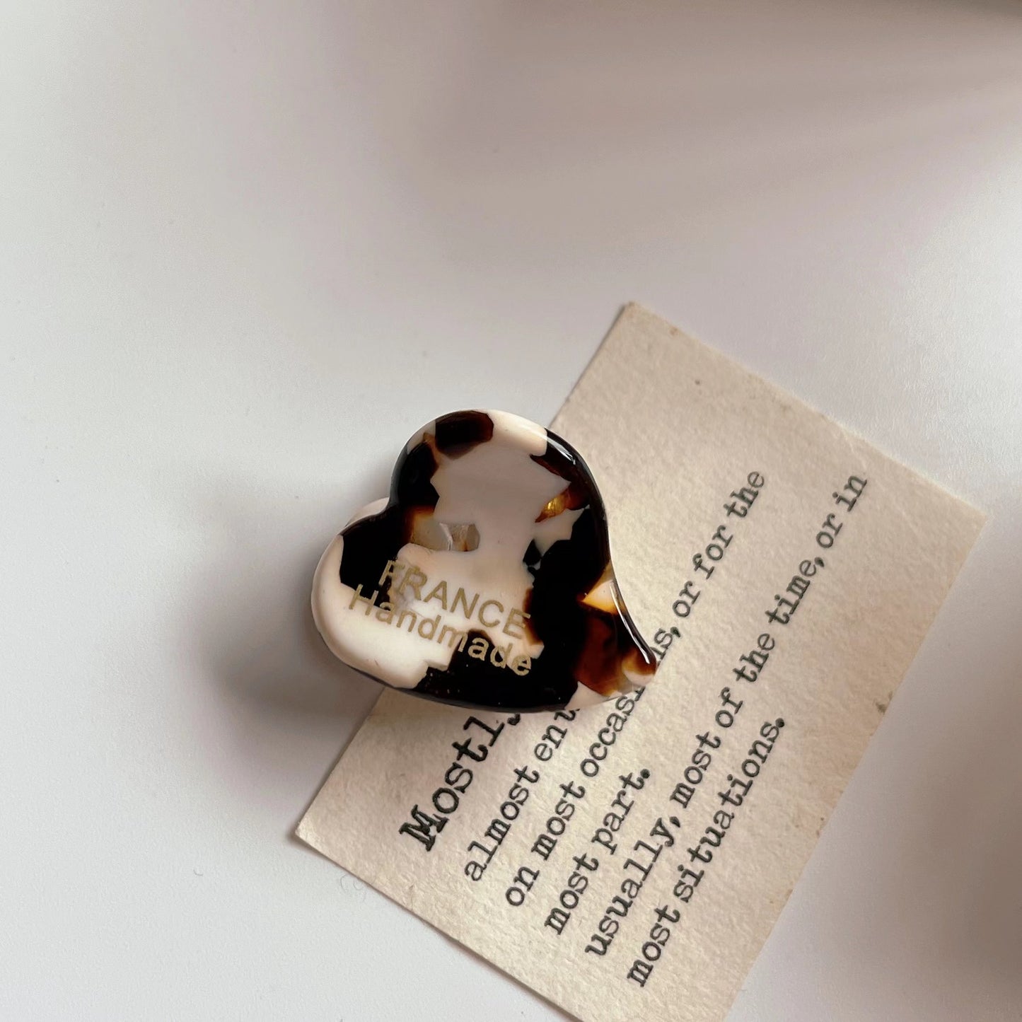 Mini Heart Hair Claw Clip