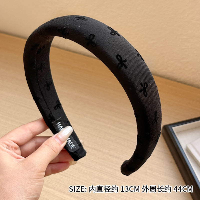 Luxury Black Bow Hair Tie