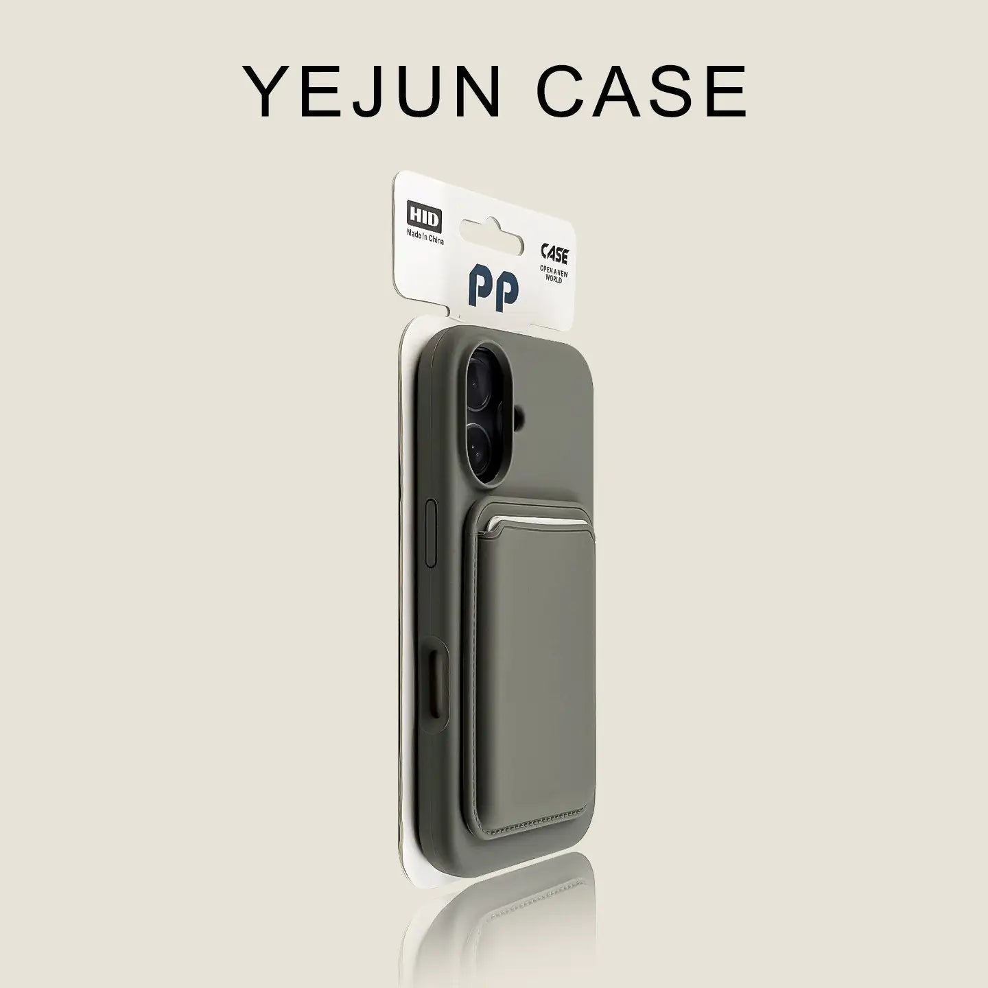 Silicone Magnetic Card Holder iPhone Case