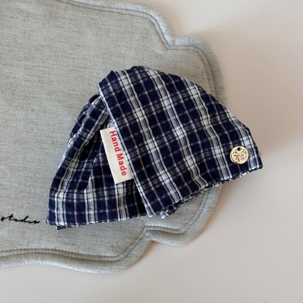 Fabric Bow Triangle Hair Claw