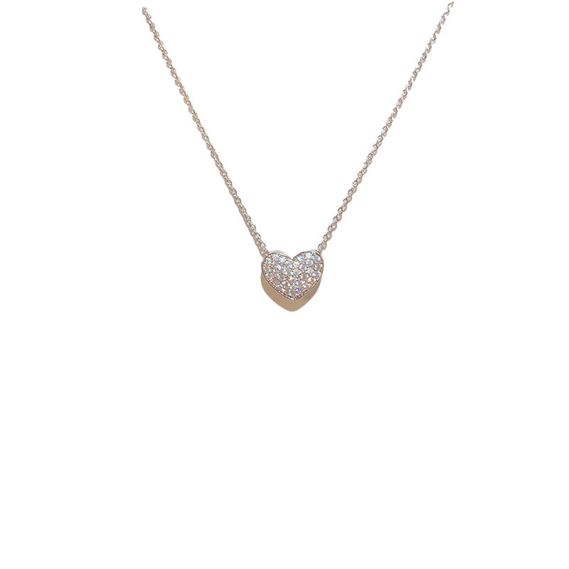 Heart of Tides — Double-Sided Micro Zircon Shell Necklace