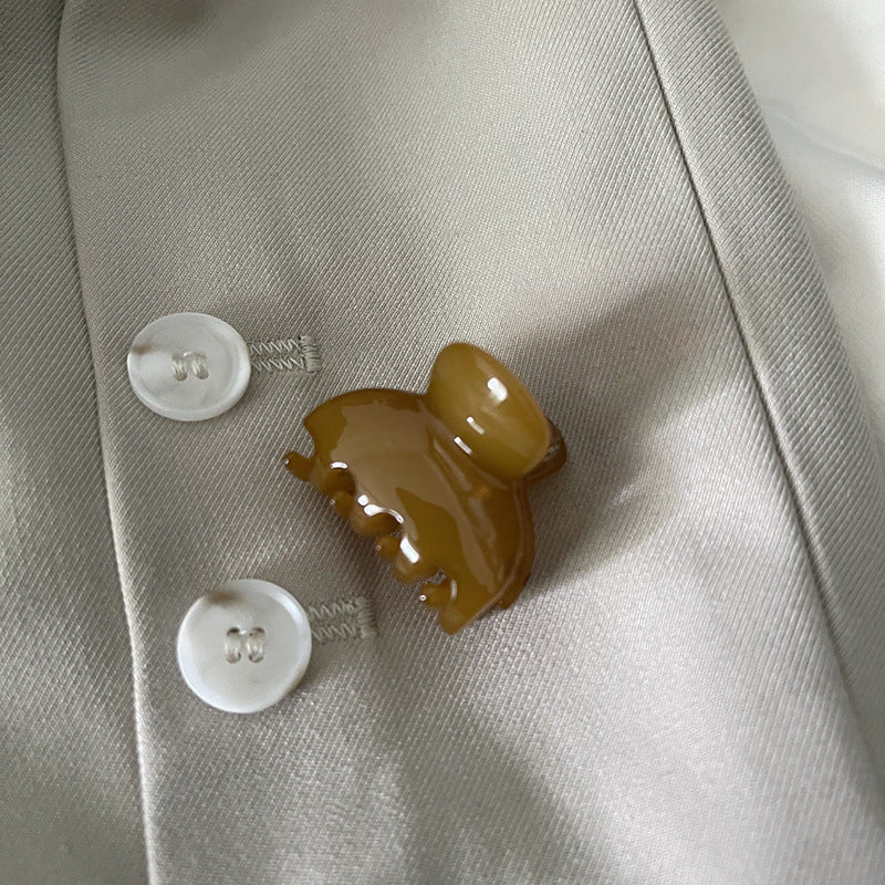 Delicate Cross Mini Hair Claw