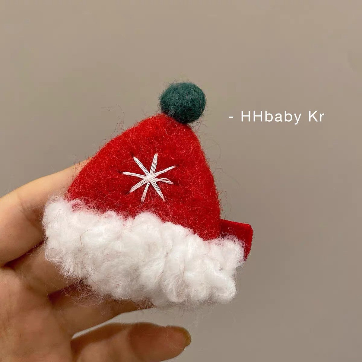 Red Christmas Hat Plush Headband