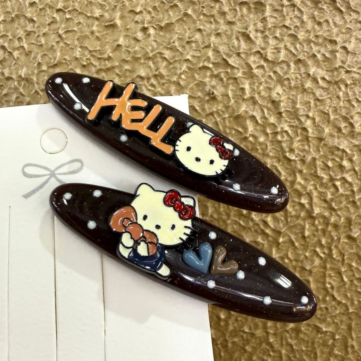 Hello Kitty Polka Dot Hair Clip