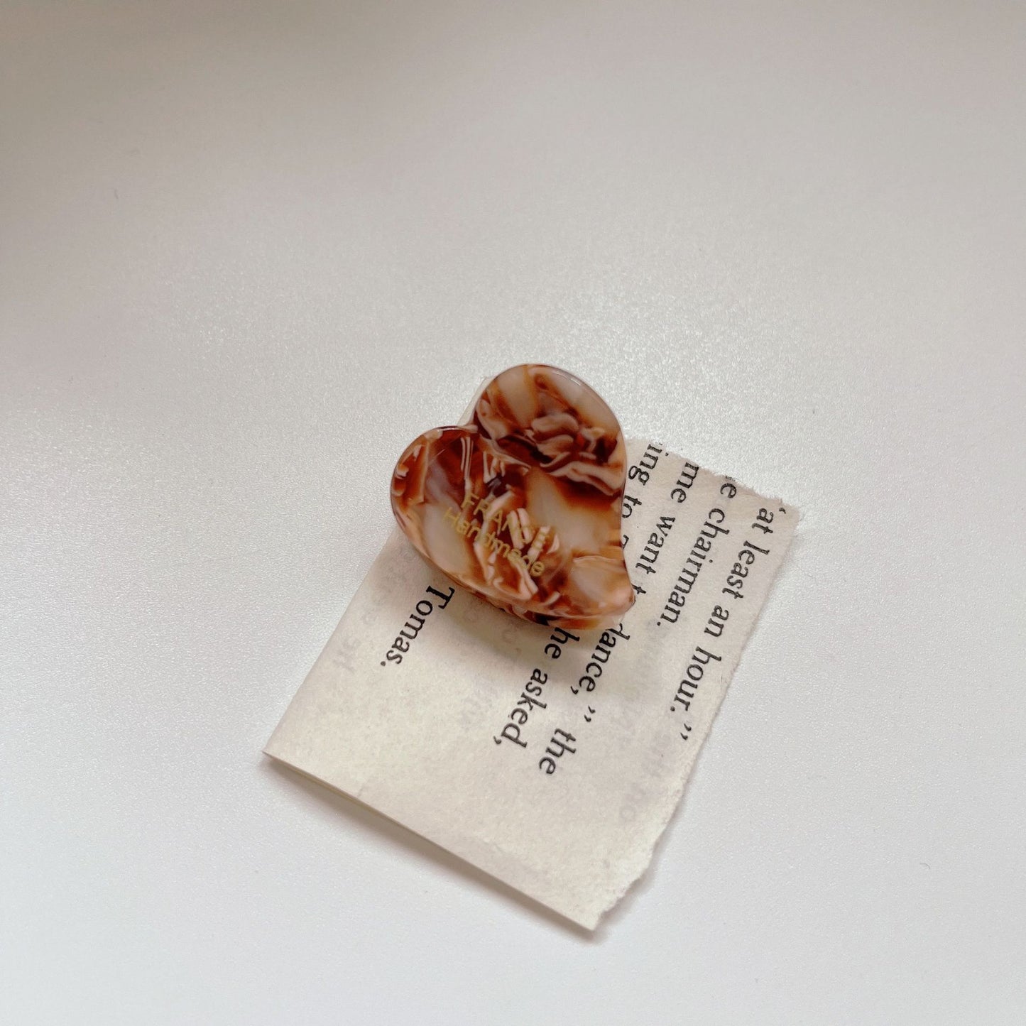 Mini Heart Hair Claw Clip