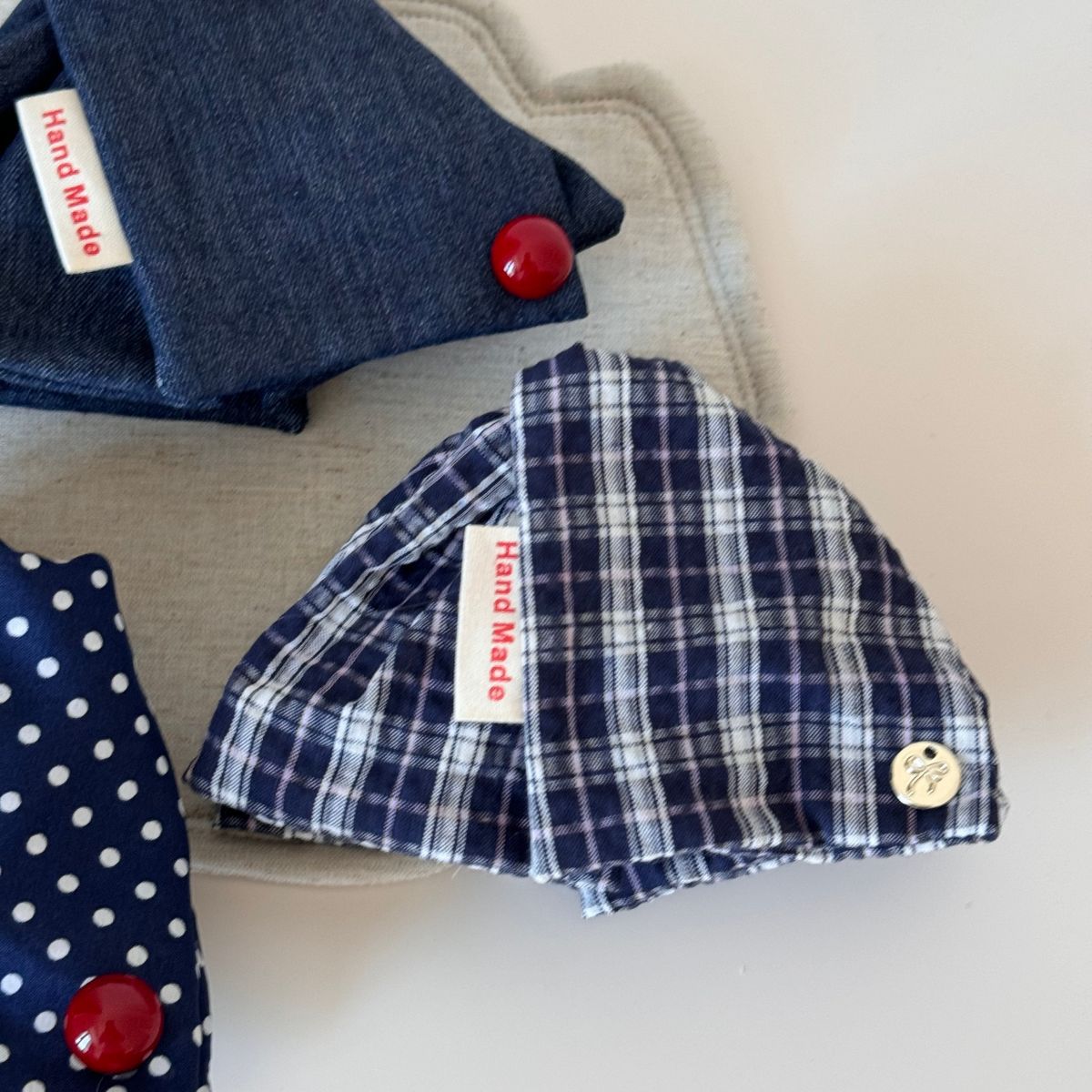 Fabric Bow Triangle Hair Claw