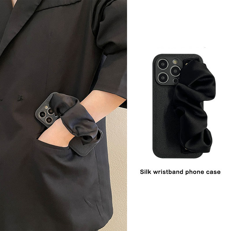Satin Wrist Strap iPhone Case
