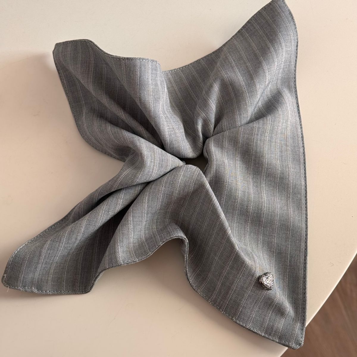 Heart Stripe Oversized Scrunchie