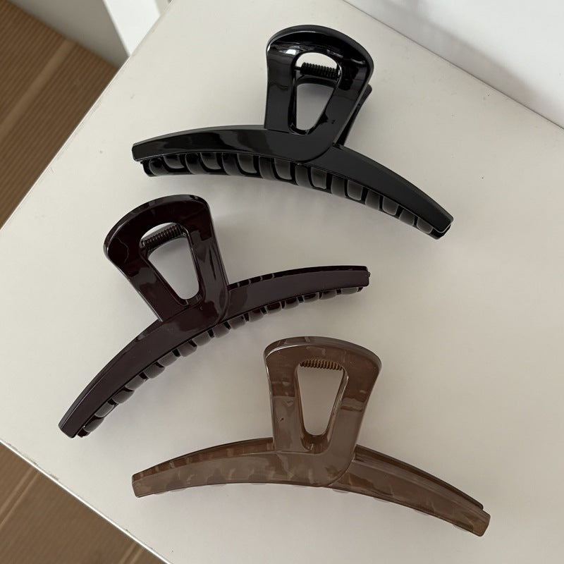 Chocolate Brown Large Hair Clip