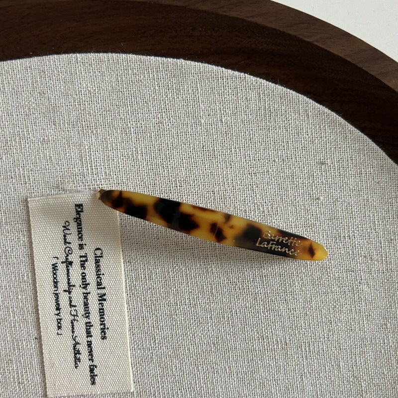 Acetate Straight Hair Clip