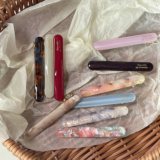 Korean Gold Barrette Hair Clip