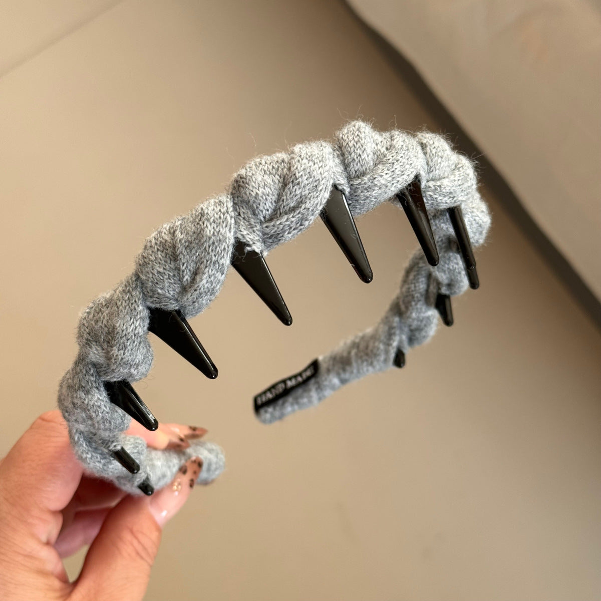 Twisted Braided Wide-Tooth Headband