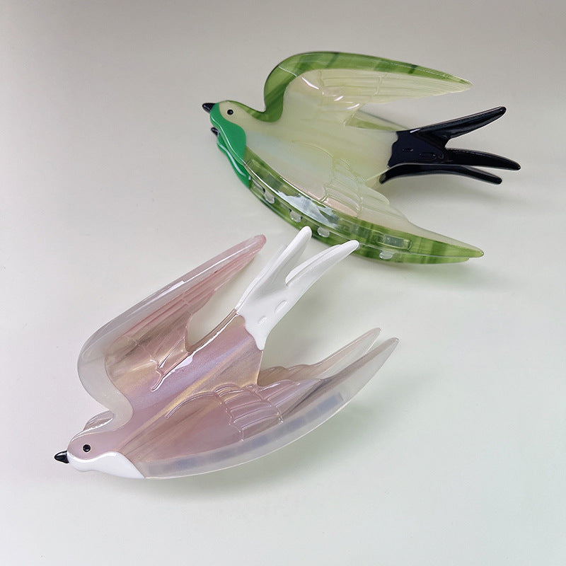 Swallow Acetate Claw Clip