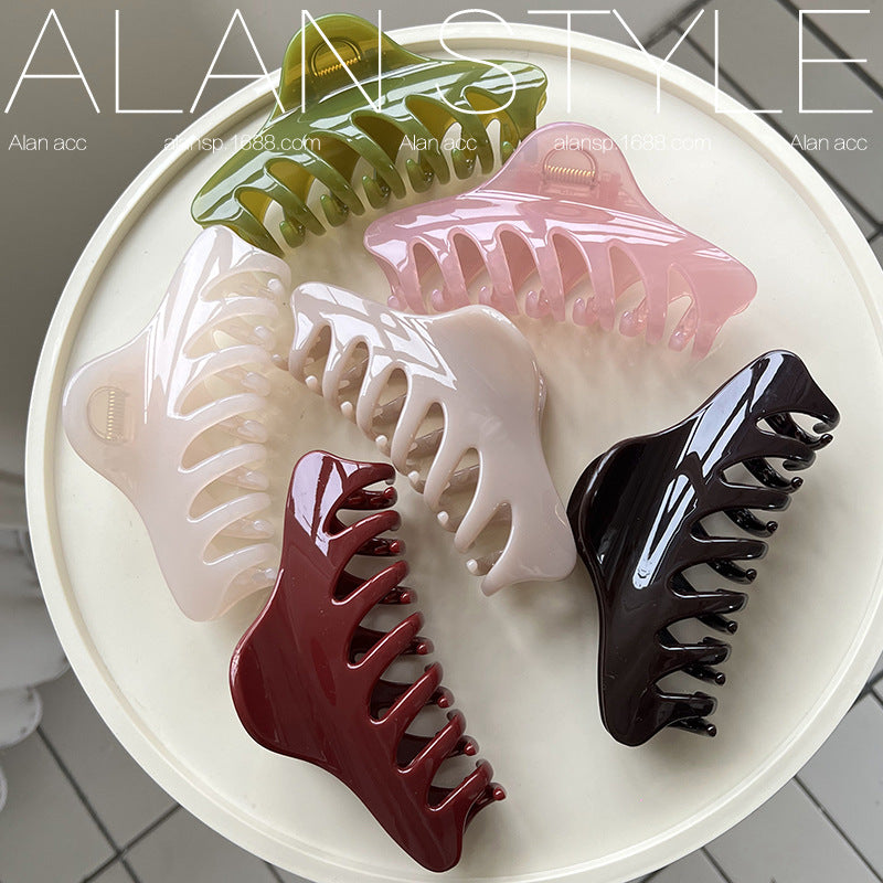 14cm Spine Acetate Hair Clip