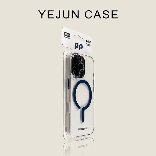 Colorful Magnetic Clear iPhone Case