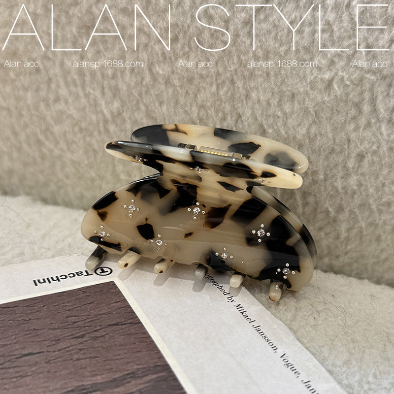 Star Rhinestone Acetate Hair Clip