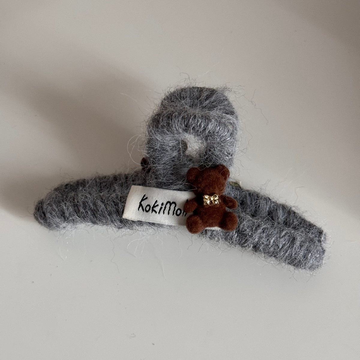 Autumn Winter Plush Bear Hair Claw