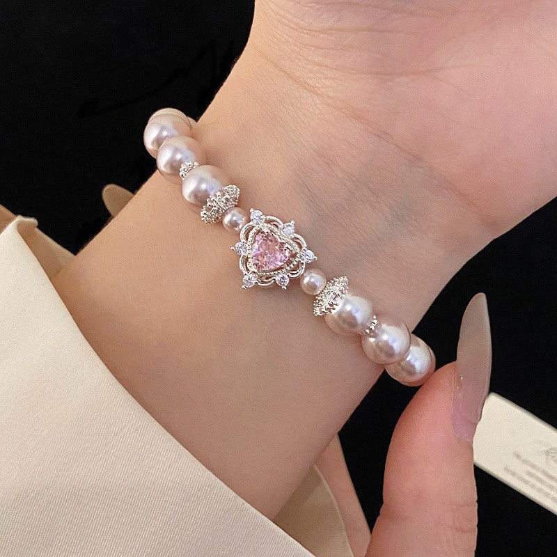 Rose Pull – Manta Pearl Adjustable Bracelet