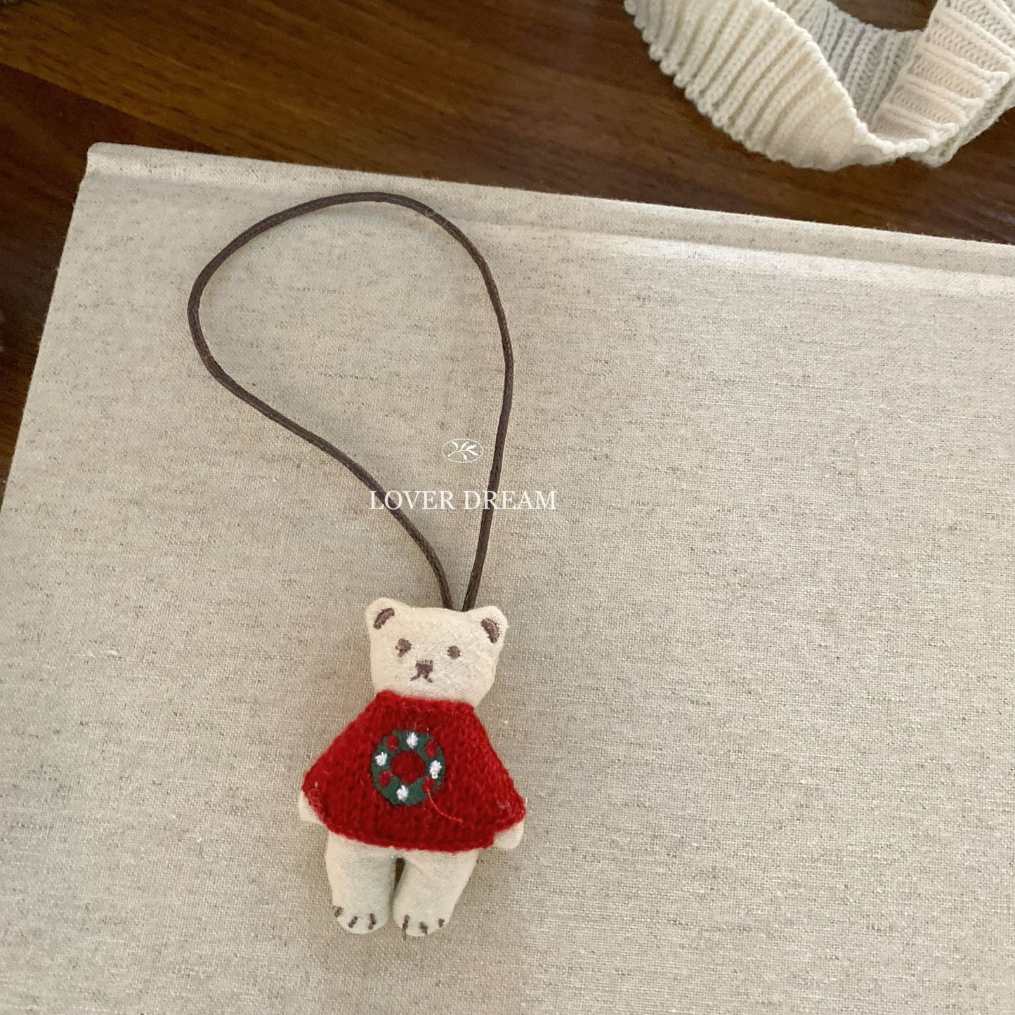 Red New Year Bear & Bunny Keychain