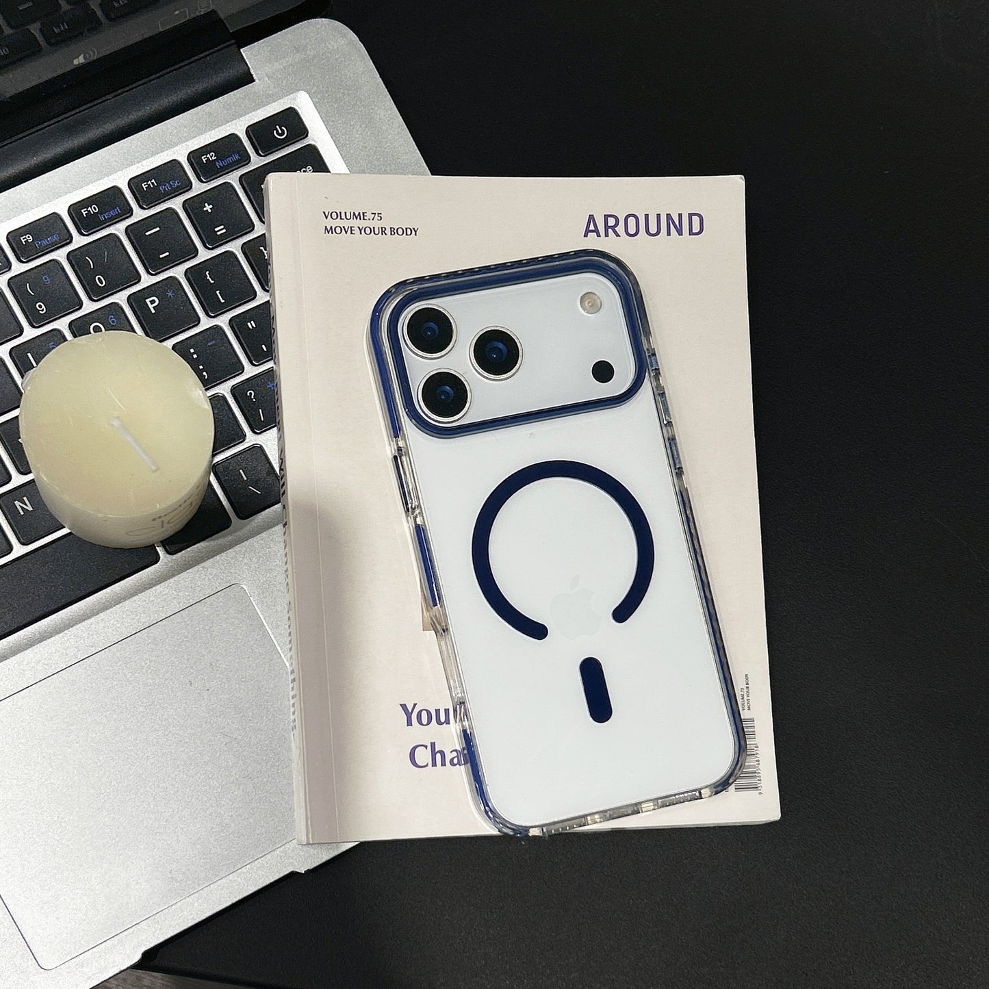 Colorful Magnetic Transparent iPhone Case