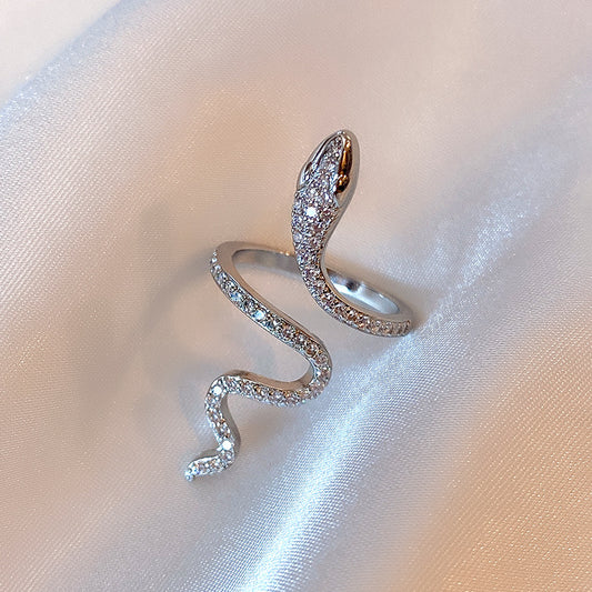 Snake Adjustable Statement Ring