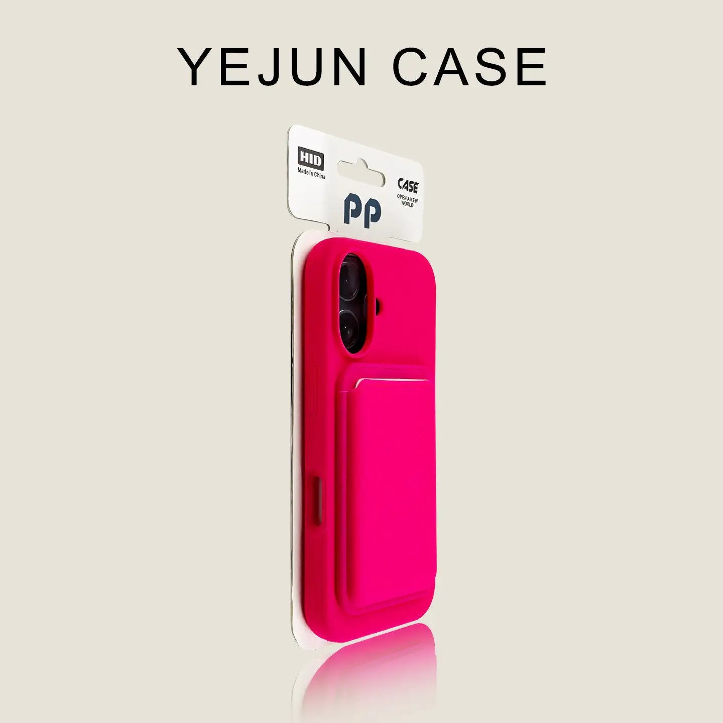 Silicone Magnetic Card Holder iPhone Case