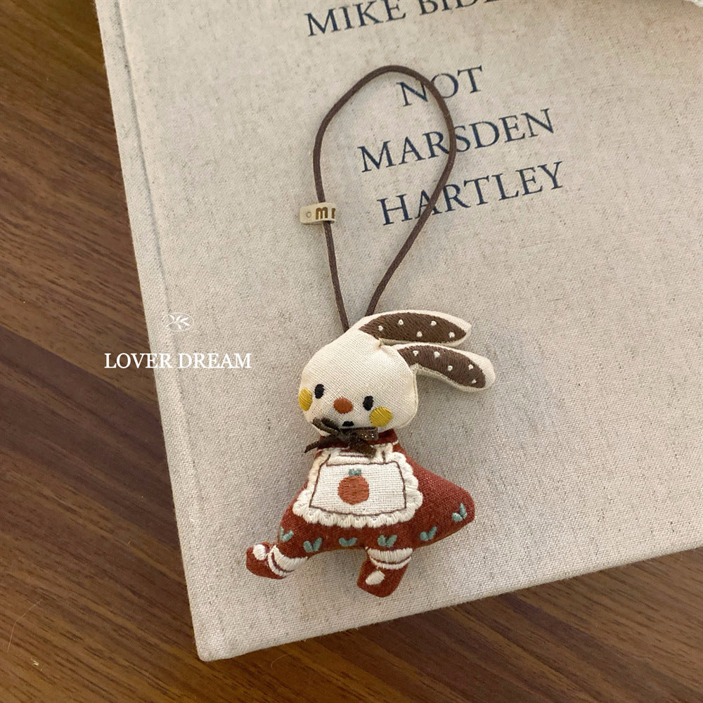 Cute Holiday Doll Keychain