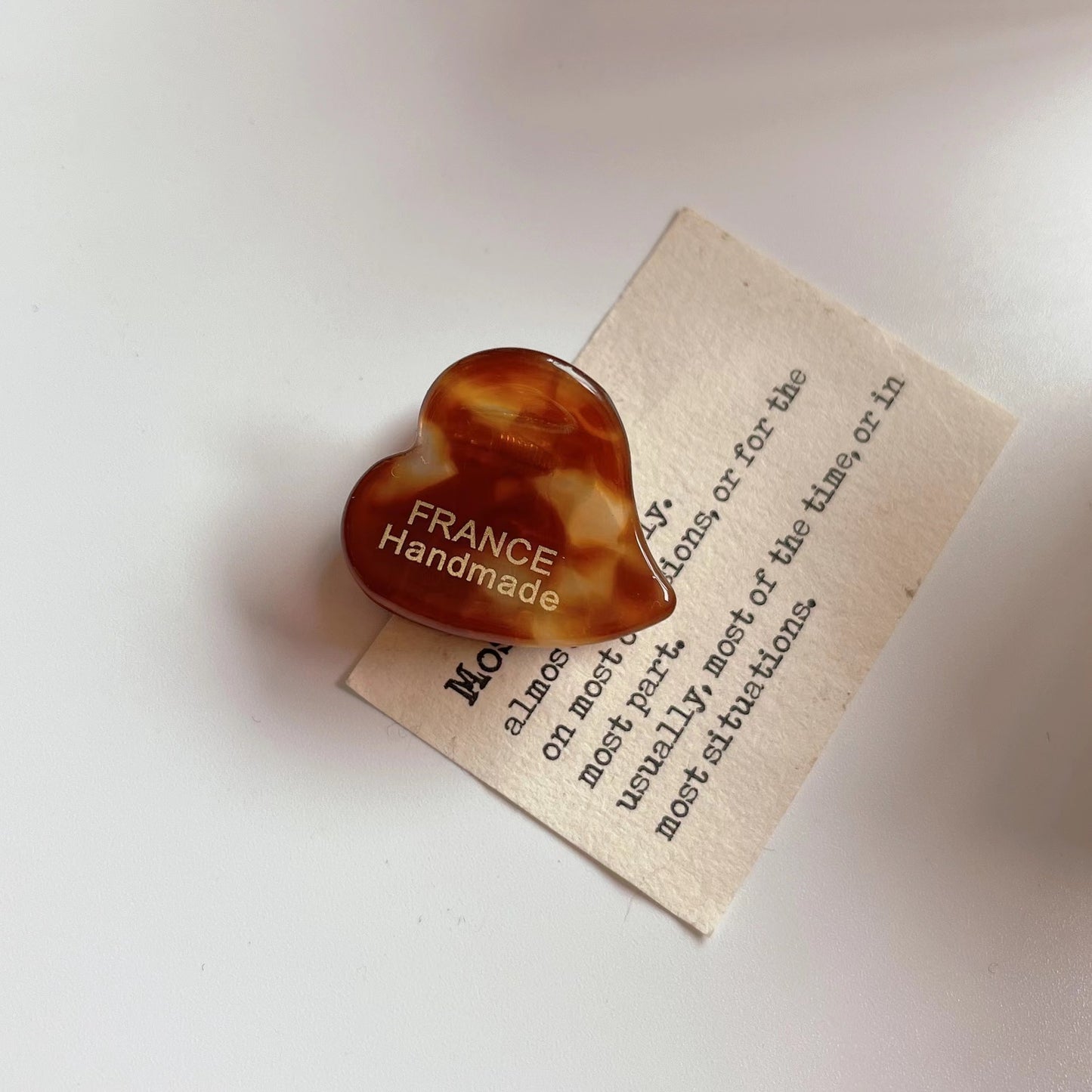 Mini Heart Hair Claw Clip