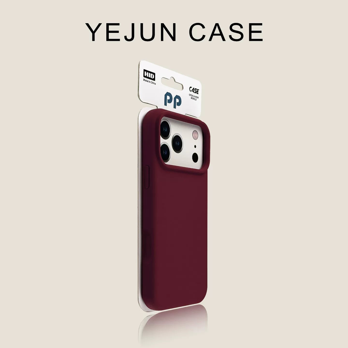 Classic Red Solid Skin-Feel Silicone Case