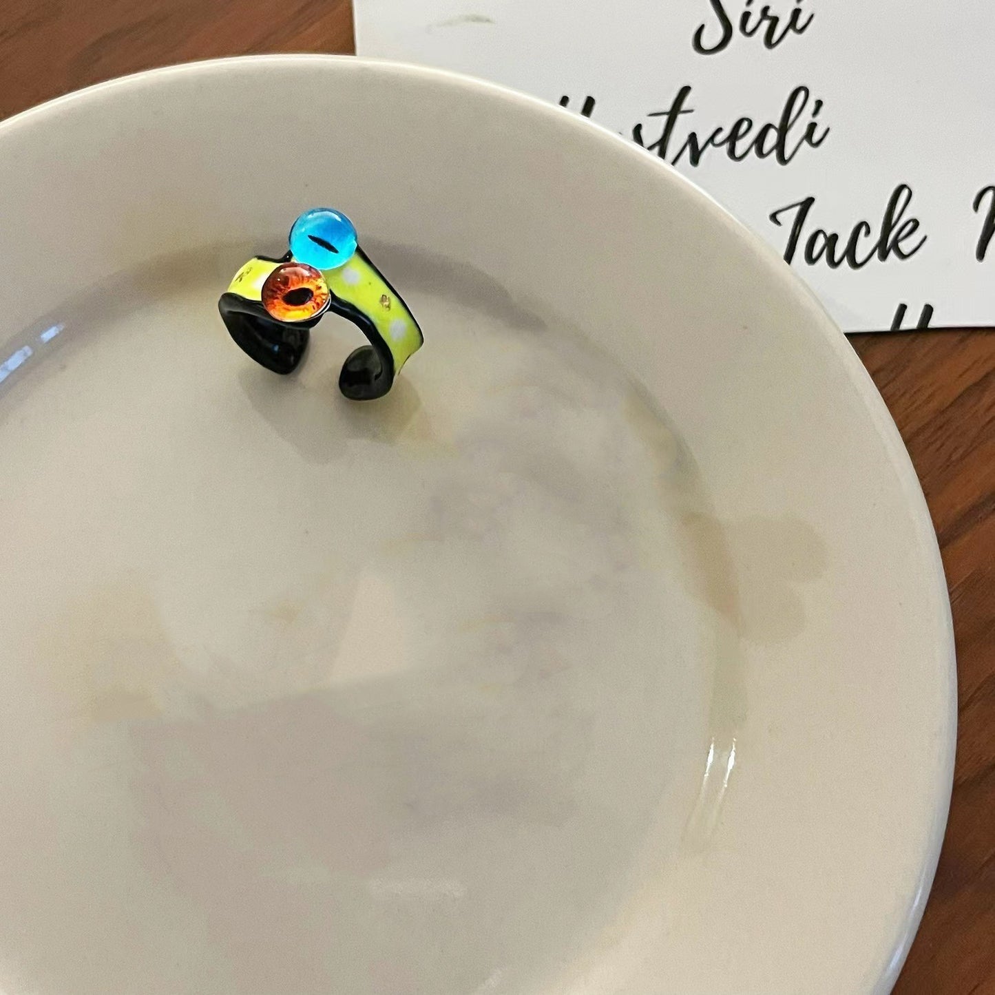 Cute Cartoon Alloy Ring