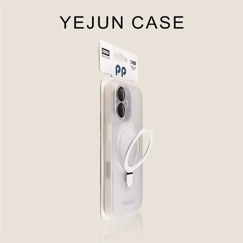 Magnetic Ring Holder iPhone Case with Lens Protection