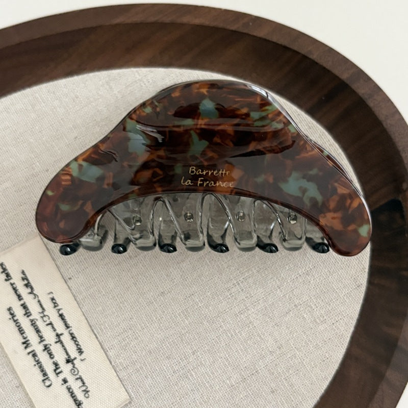 Vintage Acetate Triangle Hair Claw